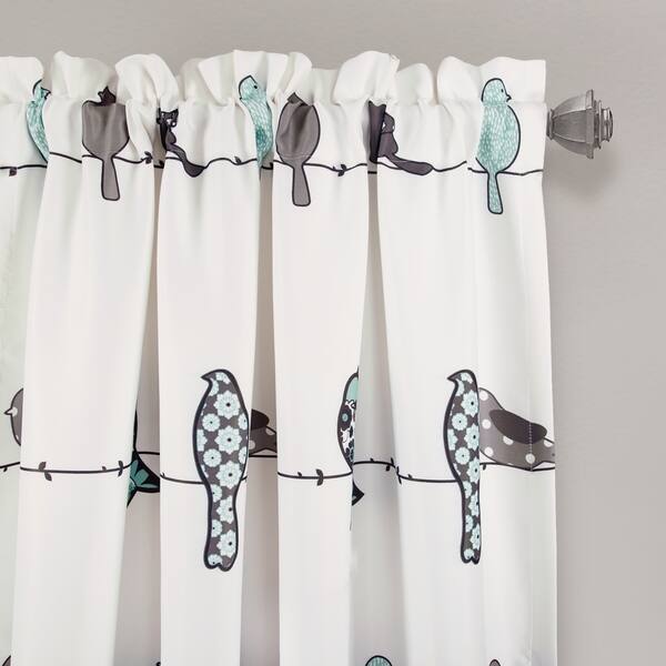 Shop Lush Decor Rowley Birds Room Darkening Curtain Panel Pair