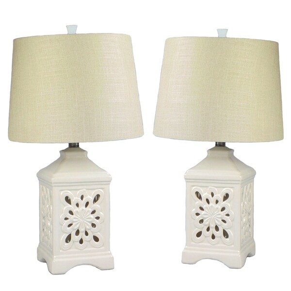 Shop JT Lighting Kire 24-inch High Table Lamp (Set of 2 ...