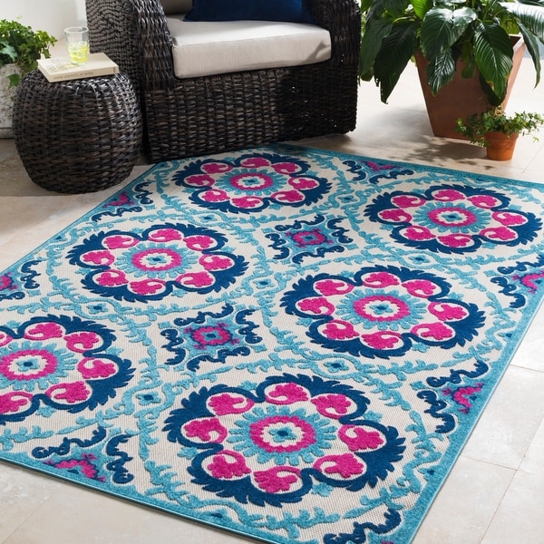 Shop Trocadero Bohemian Medallion Indoor/ Outdoor Area Rug ...