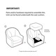 preview thumbnail 7 of 5, Madison Park Charlie Grey Track-arm Club Chair