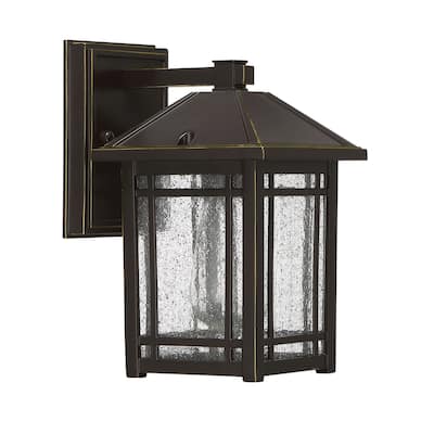 Rebi Bronze Palladian Outdoor Wall Sconce by Havenside Home