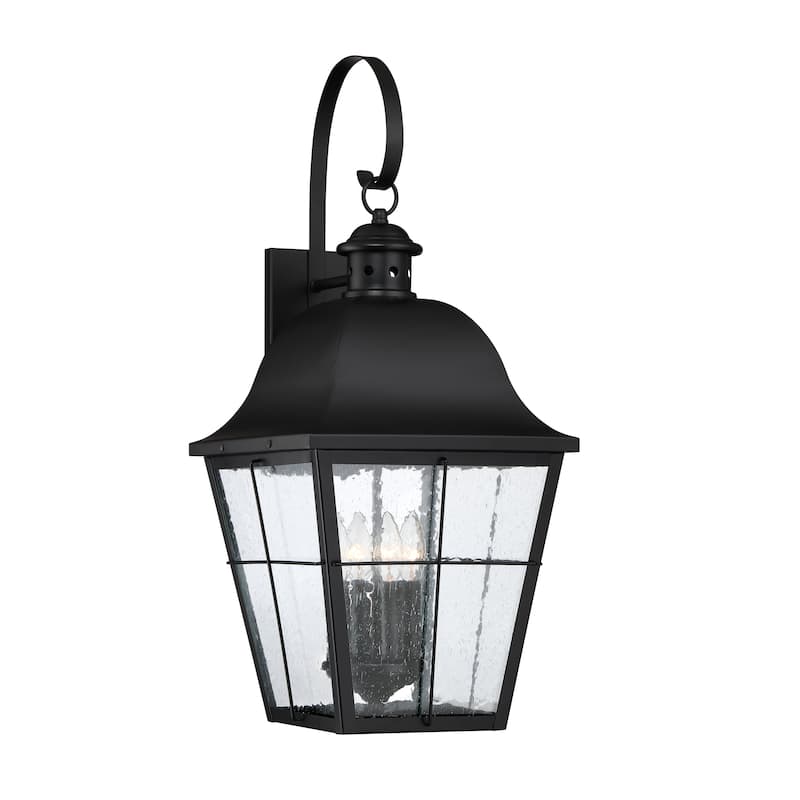 Quoizel Millhouse Jumbo Mystic Black Outdoor Wall Lamp