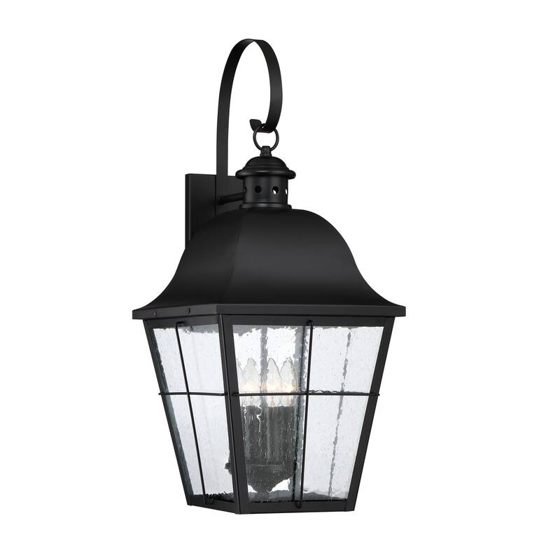 Quoizel Millhouse Jumbo Mystic Black Outdoor Wall Lamp