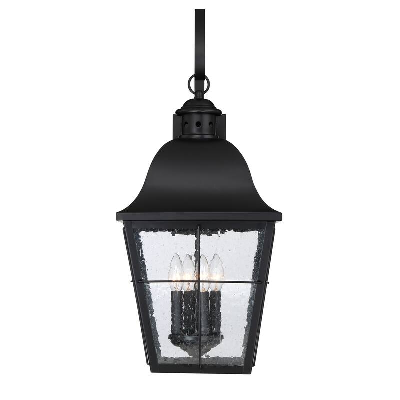 Quoizel Millhouse Jumbo Mystic Black Outdoor Wall Lamp