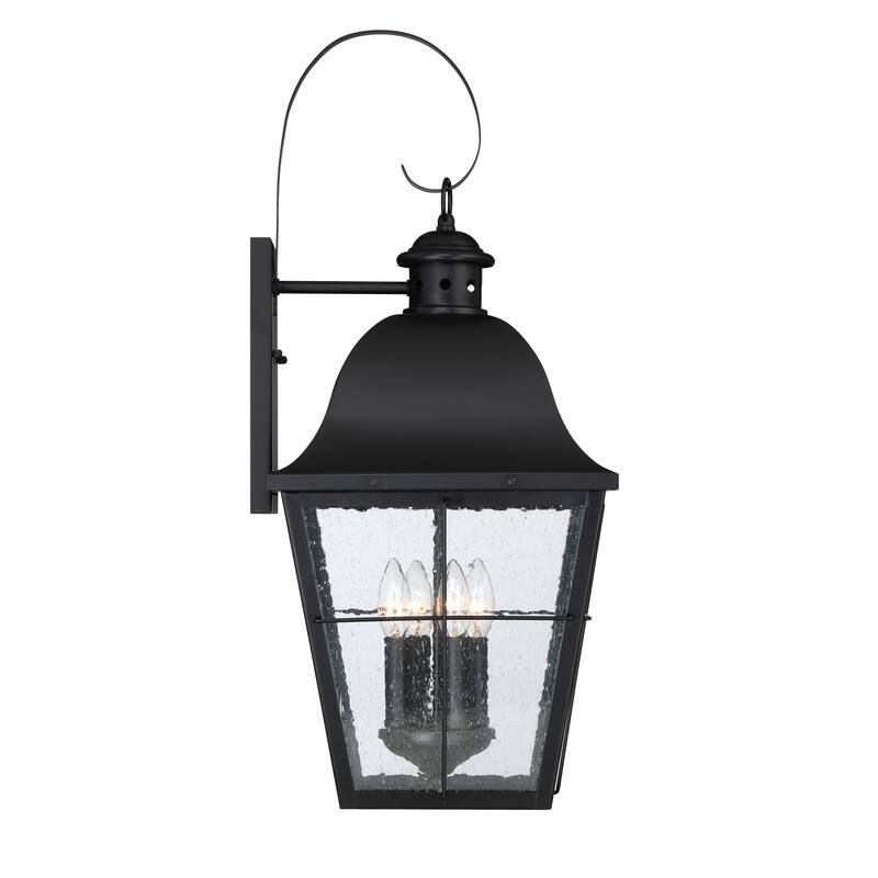 Quoizel Millhouse Jumbo Mystic Black Outdoor Wall Lamp
