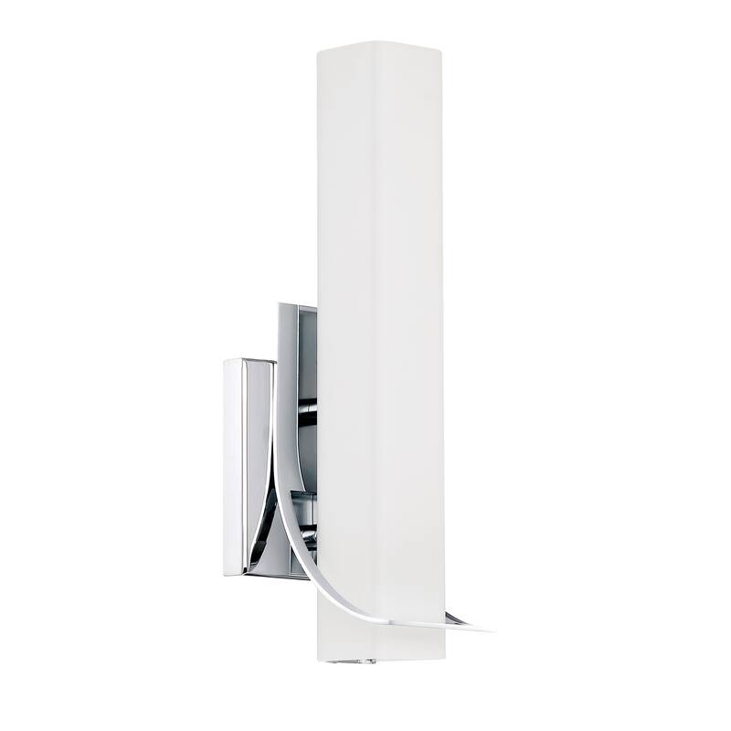 Quoizel Platinum Collection Blade Polished Chrome Steel 1-light LED Bath/Wall Fixture