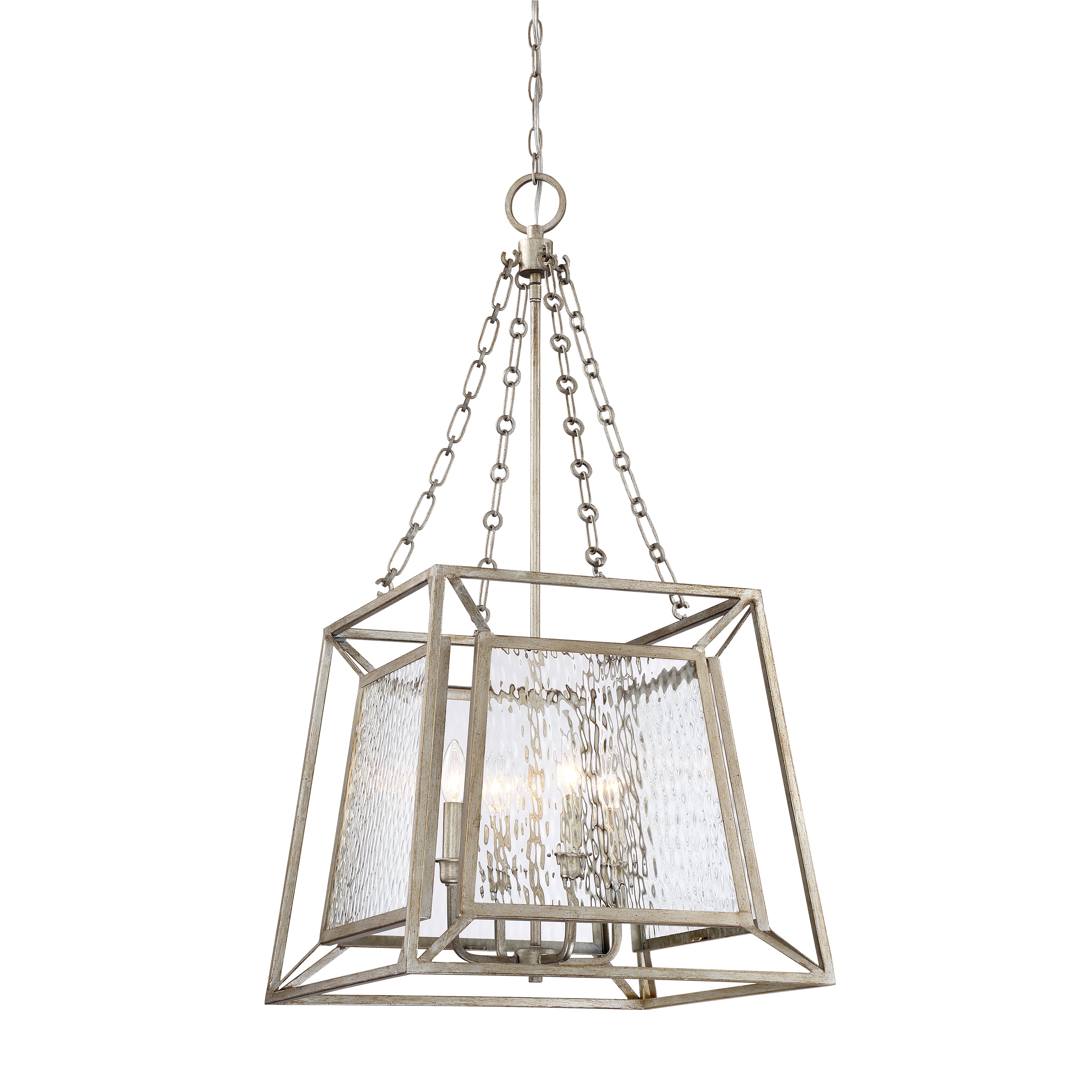 Quoizel Lakeside Vintage Gold Foyer 4-light Chandelier (Extends: 19-inch) - Chandeliers For Bedrooms by Overstock.com