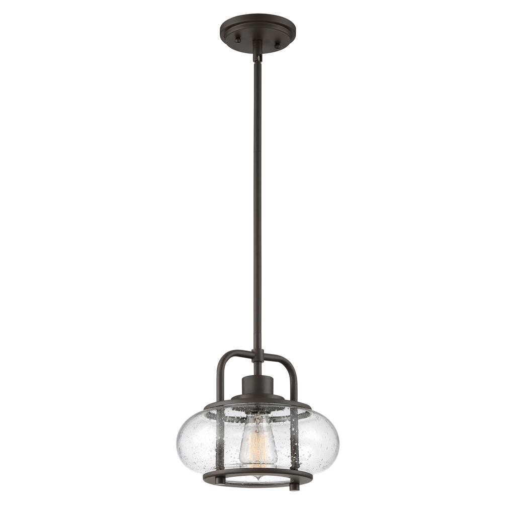 Quoizel Trilogy Old Bronze 1-Light Mini Pendant