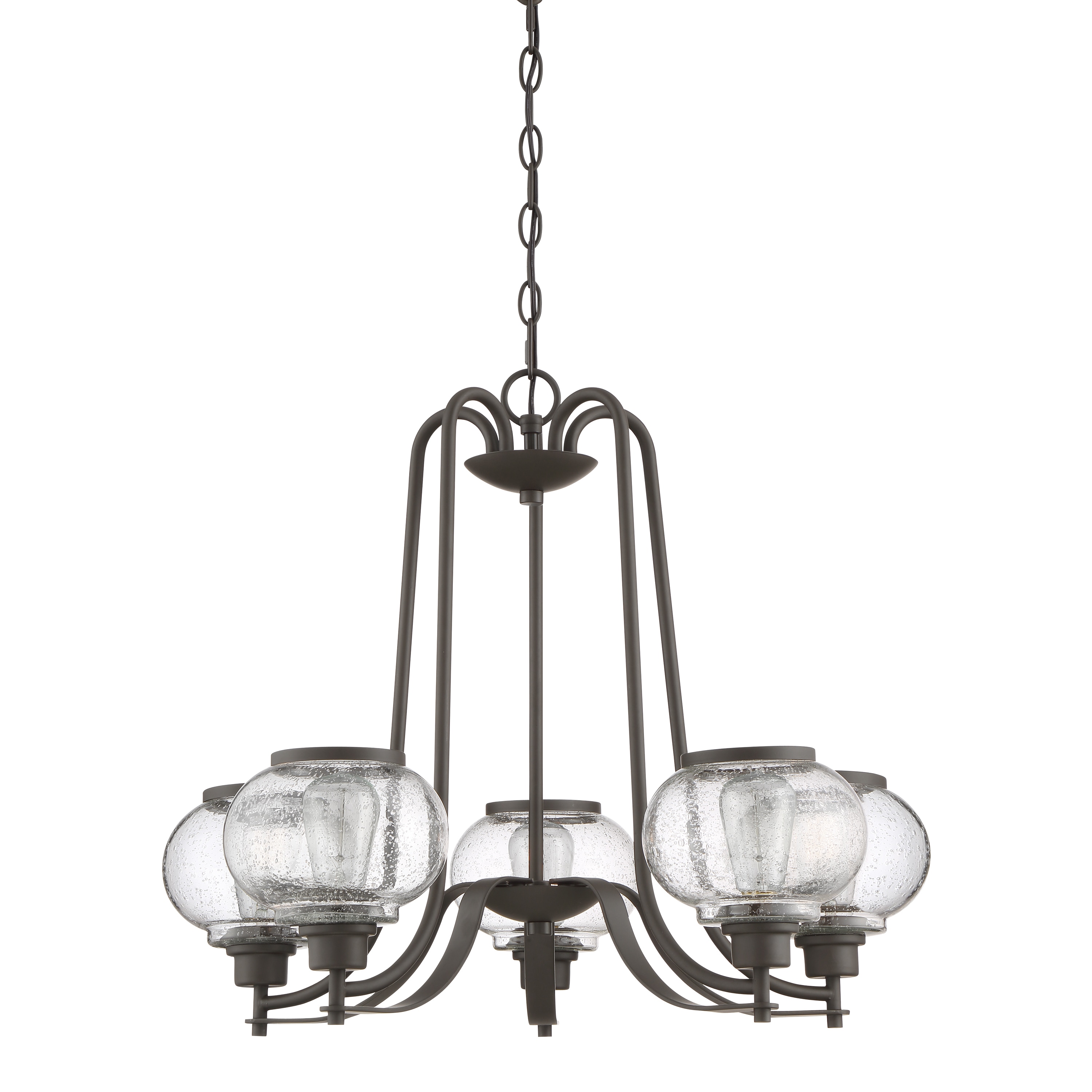 Quoizel Trilogy Old Bronze 5-light Chandelier (Extends: 26-inch) - Chandeliers For Bedrooms by Overstock.com