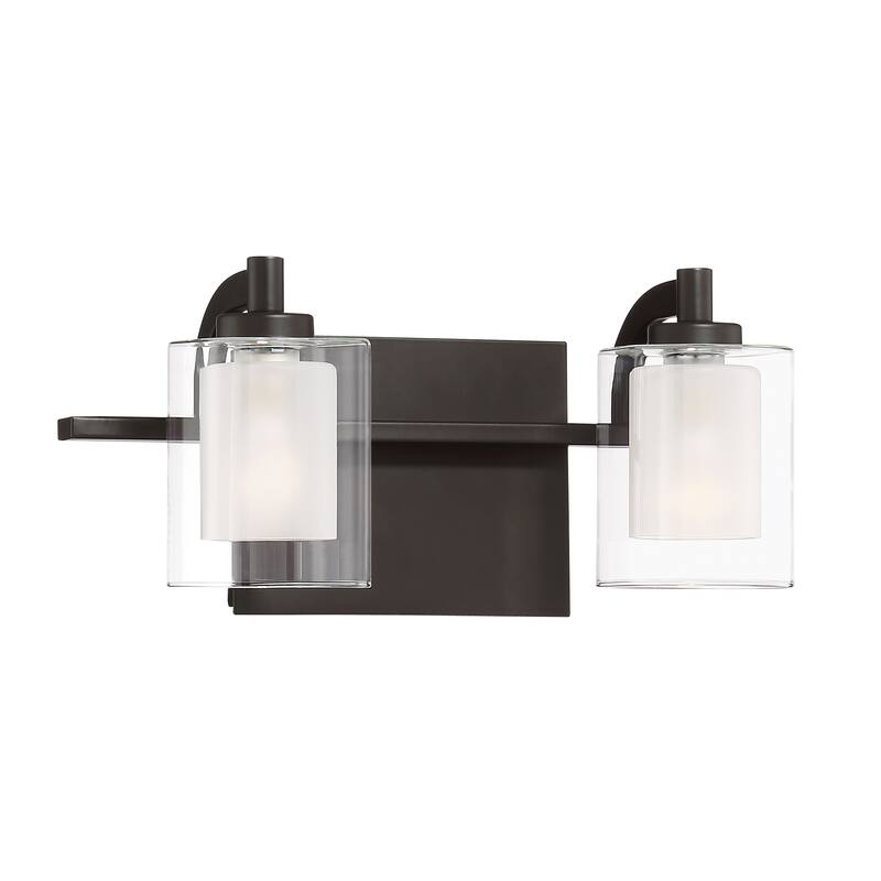Quoizel Kolt Western Bronze Steel LED G9 2-light Bath Fixture