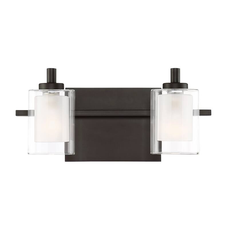 Quoizel Kolt Western Bronze Steel LED G9 2-light Bath Fixture