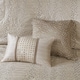 preview thumbnail 5 of 6, Madison Park Iris Natural 8 Piece Embroidered Comforter Set