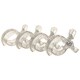 preview thumbnail 4 of 3, Dreambaby® Strollerbuddy® Stroller Clips, 4 Pack, Silver Glitter