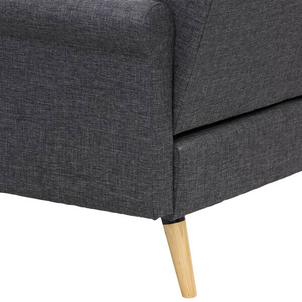 Shop Porch Den Carissa Retro Vintage Loveseat Sofa Overstock 16767581