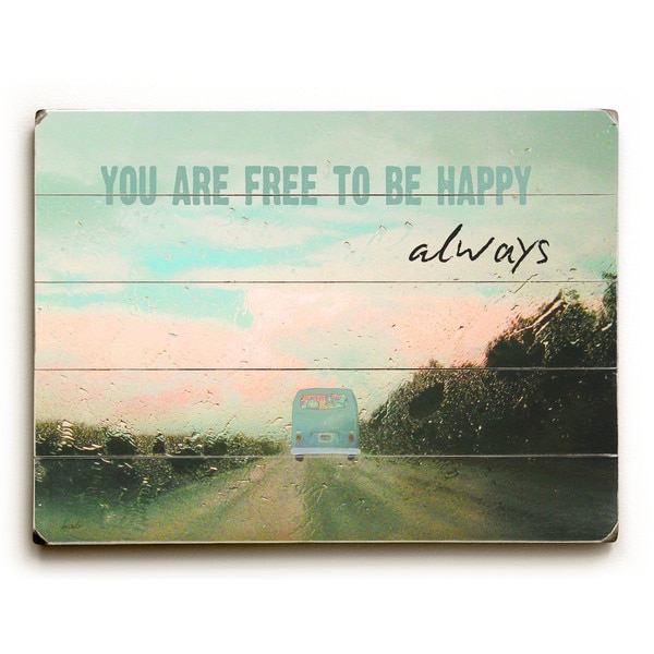 Free To Be Happy - Wall Decor by Lisa Weedn