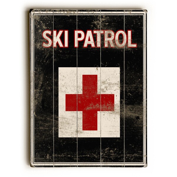 Ski Patrol - Wall Decor by Kate Ward Thacker