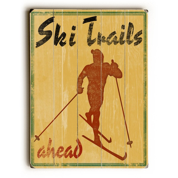 Ski Trails - Wall Decor by Kate Ward Thacker - multi