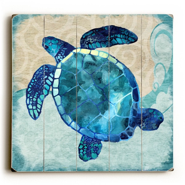Sea Turtle - Wood Wall Decor by Jill Meyer. Opens flyout.