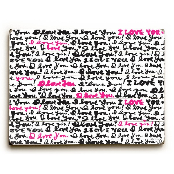 I love You - Wall Decor by Peter Horjus