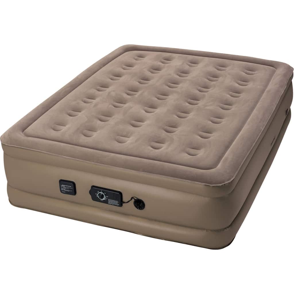 Insta-bed Raised 18-inch Full Air Mattress with Never Flat Pump