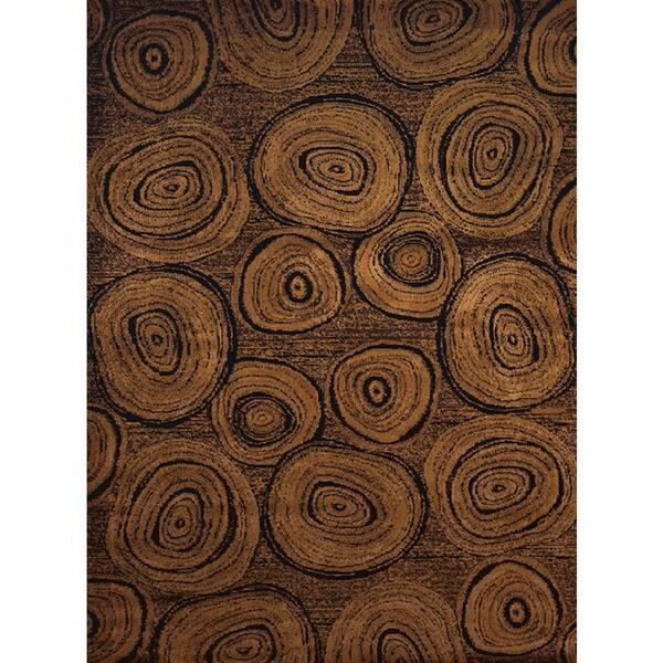 Pine Canopy Cherokee Brown Rustic Area Rug 5 3 X 7 2