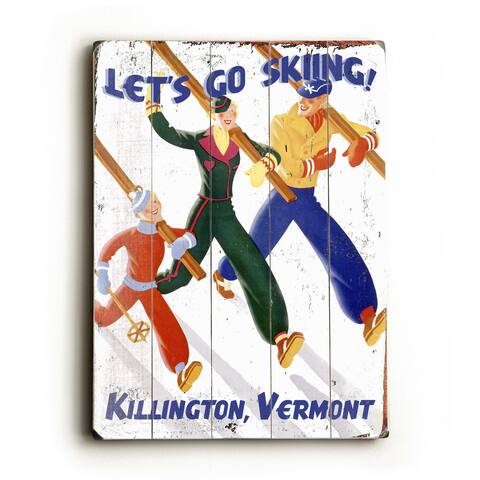 Let's Go Skiing - Wall Decor by Posters Please