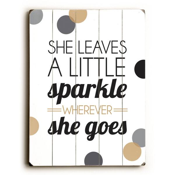 She Leaves a Little Sparkle - Wall Decor by Amanda Catherine - Bed Bath ...