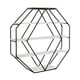 preview thumbnail 10 of 11, Kate and Laurel Lintz Wood Octagon Floating Wall Shelves - 31x31