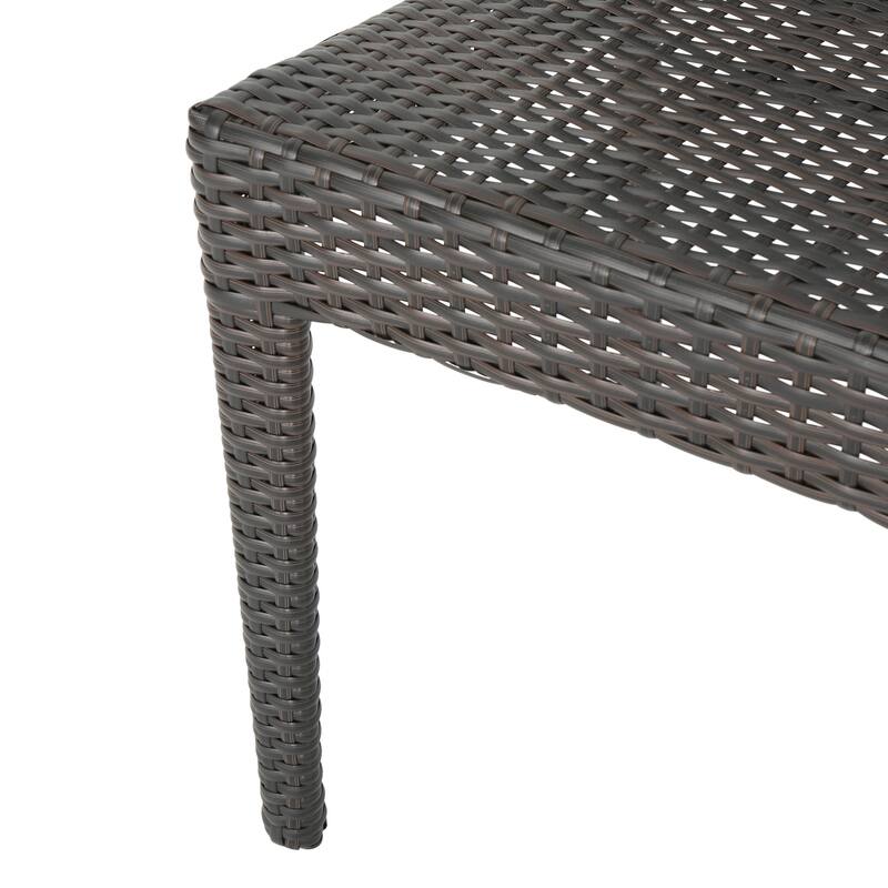 Irving Outdoor 3-Piece Wicker Chat Set by Christopher Knight Home