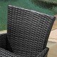 Malta Outdoor Transitional 7 Piece Wicker Dining Set with Water-Resistant Cushions by Christopher Knight Home - Thumbnail 4