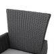 Malta Outdoor Transitional 7 Piece Wicker Dining Set with Water-Resistant Cushions by Christopher Knight Home - Thumbnail 12