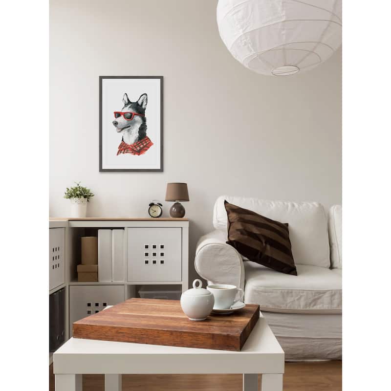 'Cool Raoul' Framed Painting Print