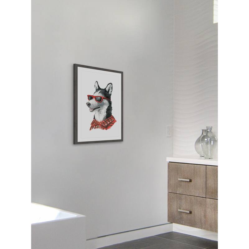 'Cool Raoul' Framed Painting Print