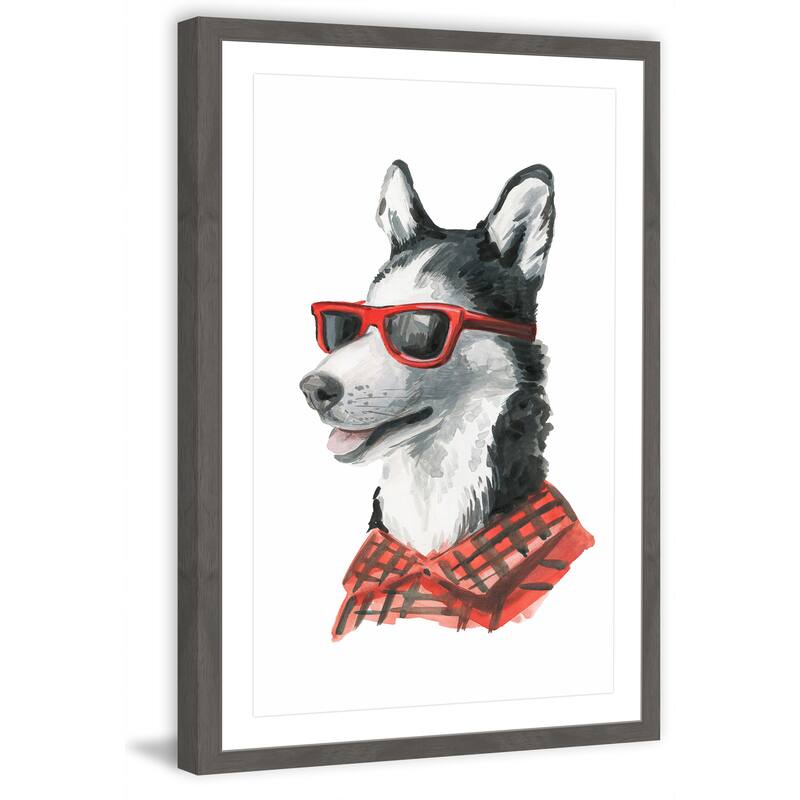'Cool Raoul' Framed Painting Print
