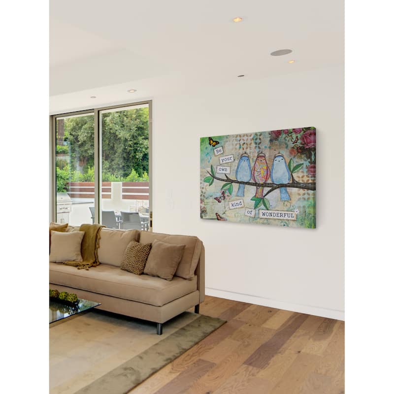 'Kind of Wonderful' Painting Print on Wrapped Canvas - Multi-Color