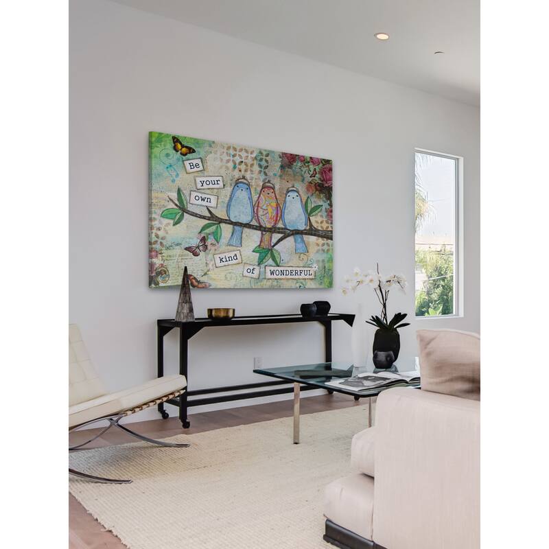 'Kind of Wonderful' Painting Print on Wrapped Canvas - Multi-Color