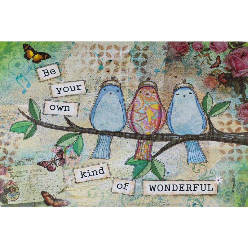 'Kind of Wonderful' Painting Print on Wrapped Canvas - Multi-Color
