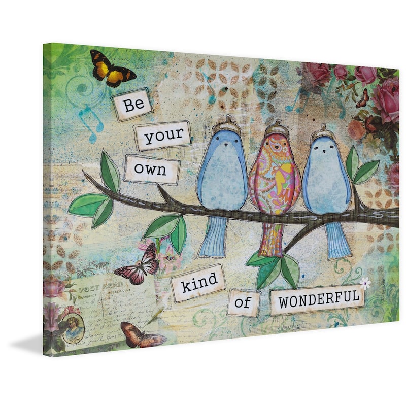 'Kind of Wonderful' Painting Print on Wrapped Canvas - Multi-Color