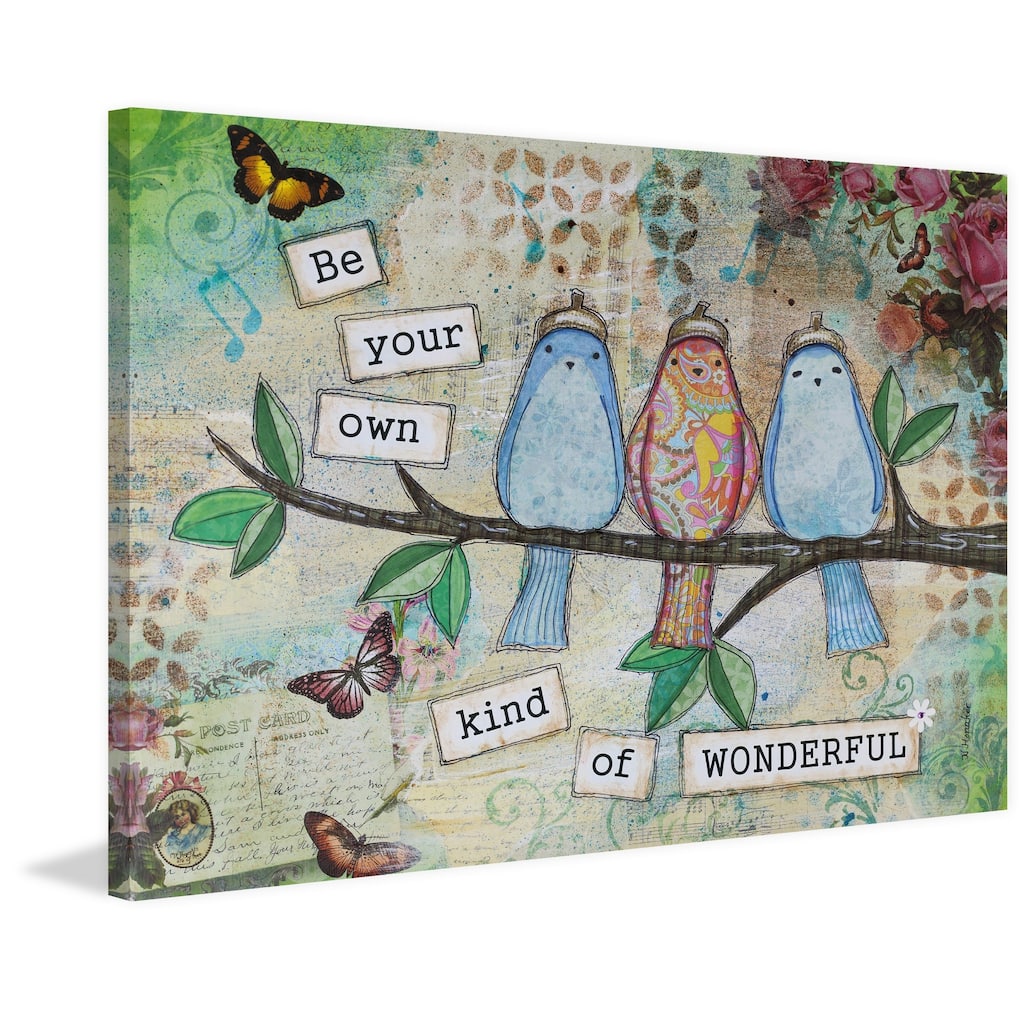 'Kind of Wonderful' Painting Print on Wrapped Canvas - Multi-Color