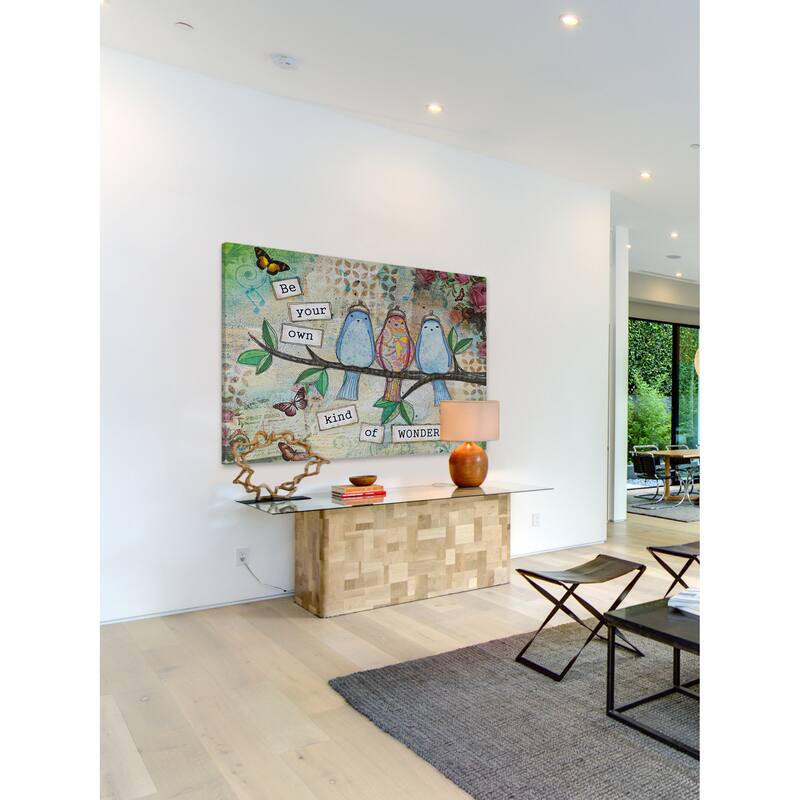 'Kind of Wonderful' Painting Print on Wrapped Canvas - Multi-Color