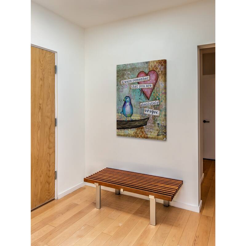 'Uniquely You Too' Painting Print on Wrapped Canvas - Multi-Color