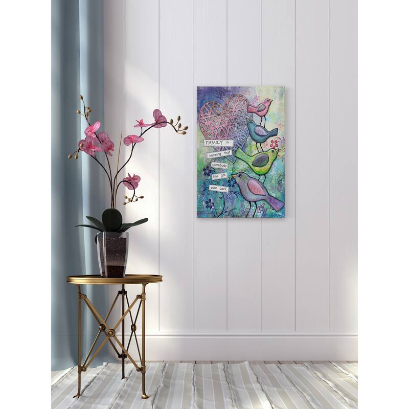 'Family Backers' Painting Print on Wrapped Canvas - Multi-Color