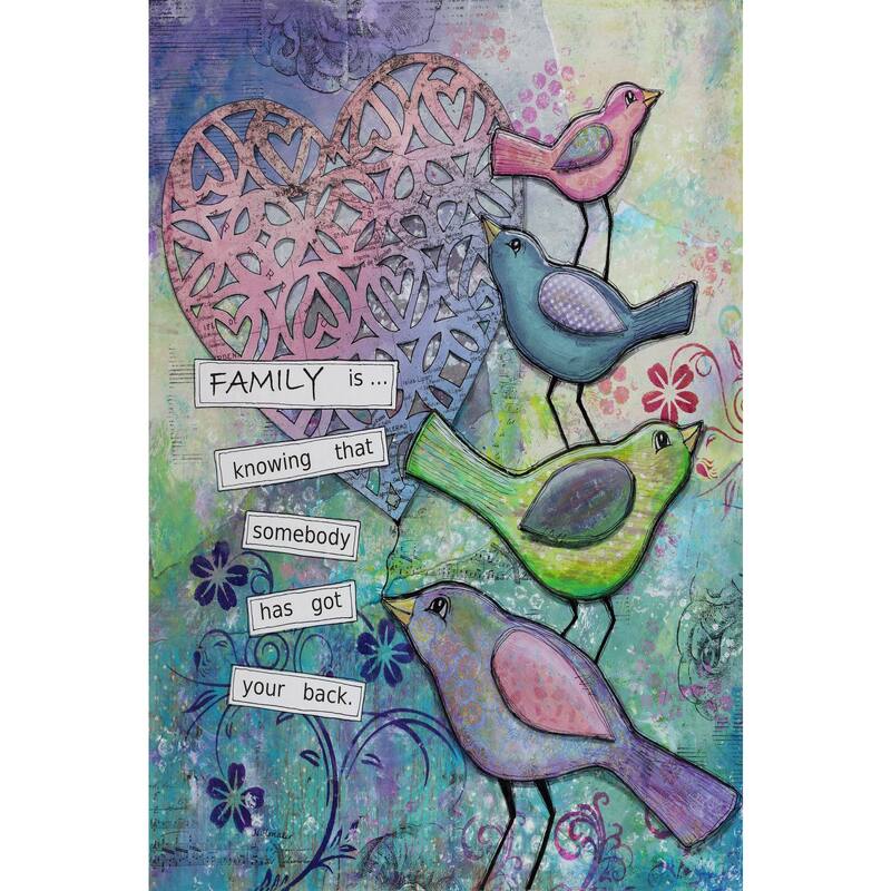 'Family Backers' Painting Print on Wrapped Canvas - Multi-Color