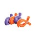 preview thumbnail 2 of 1, Dreambaby® Strollerbuddy® Stroller Clips, 4 Pack Purple, Orange