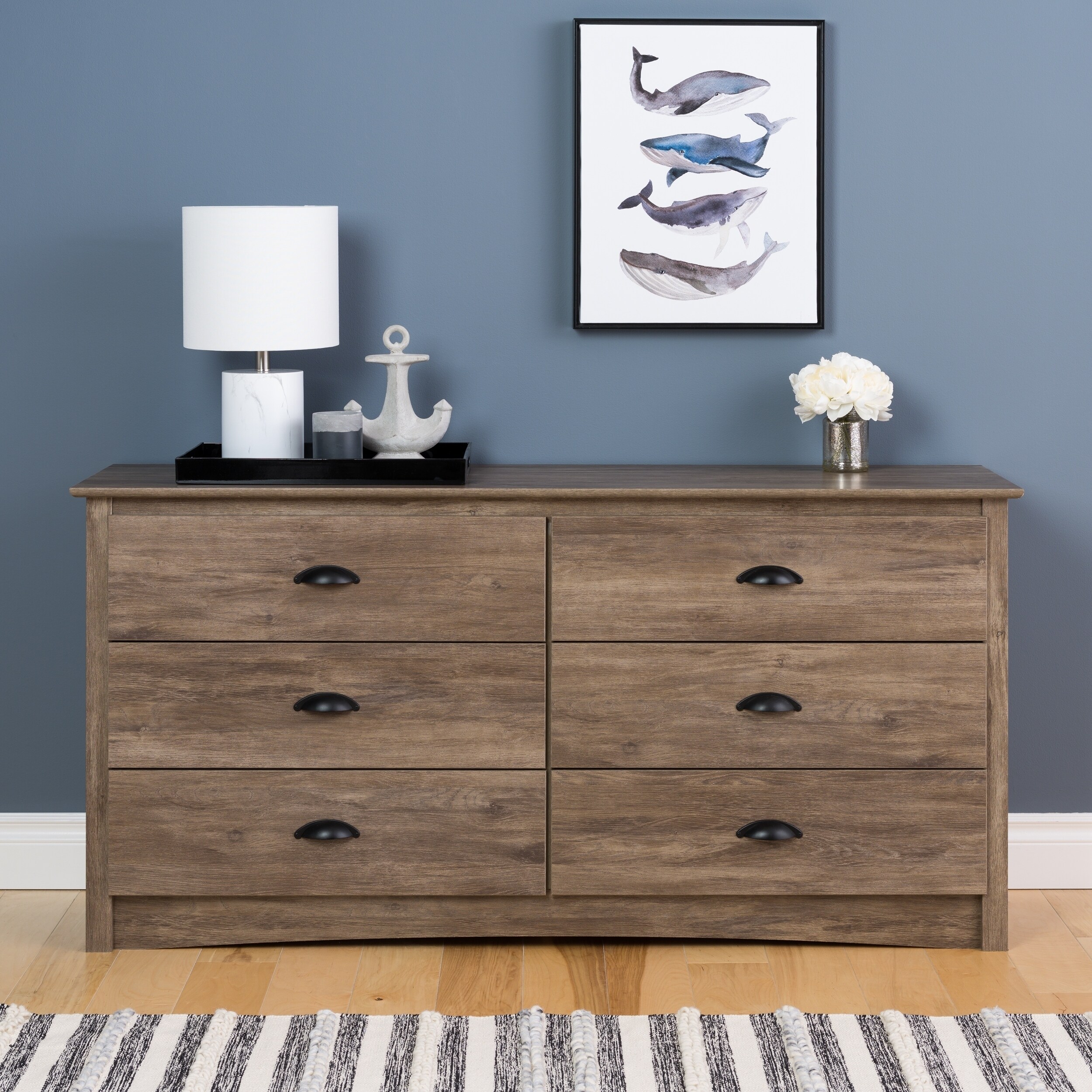 Drifted Grey Salt Spring 6 Drawer Dresser Free Shipping On Orders Drifted Grey Salt Spring 6 Drawer Dresser Free Shipping On Orders Over 45 9999923101975