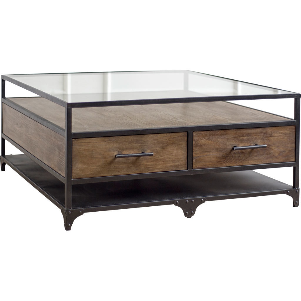 Mercana Tribuo Brown Wood Coffee Table Mercana Tribuo Brown Wood Coffee Table