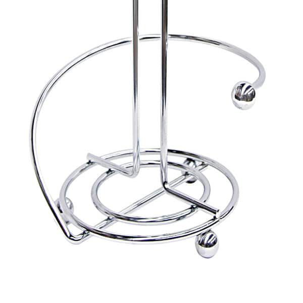 Wire Collection Chrome Plated Steel Paper Towel Holder, Chrome