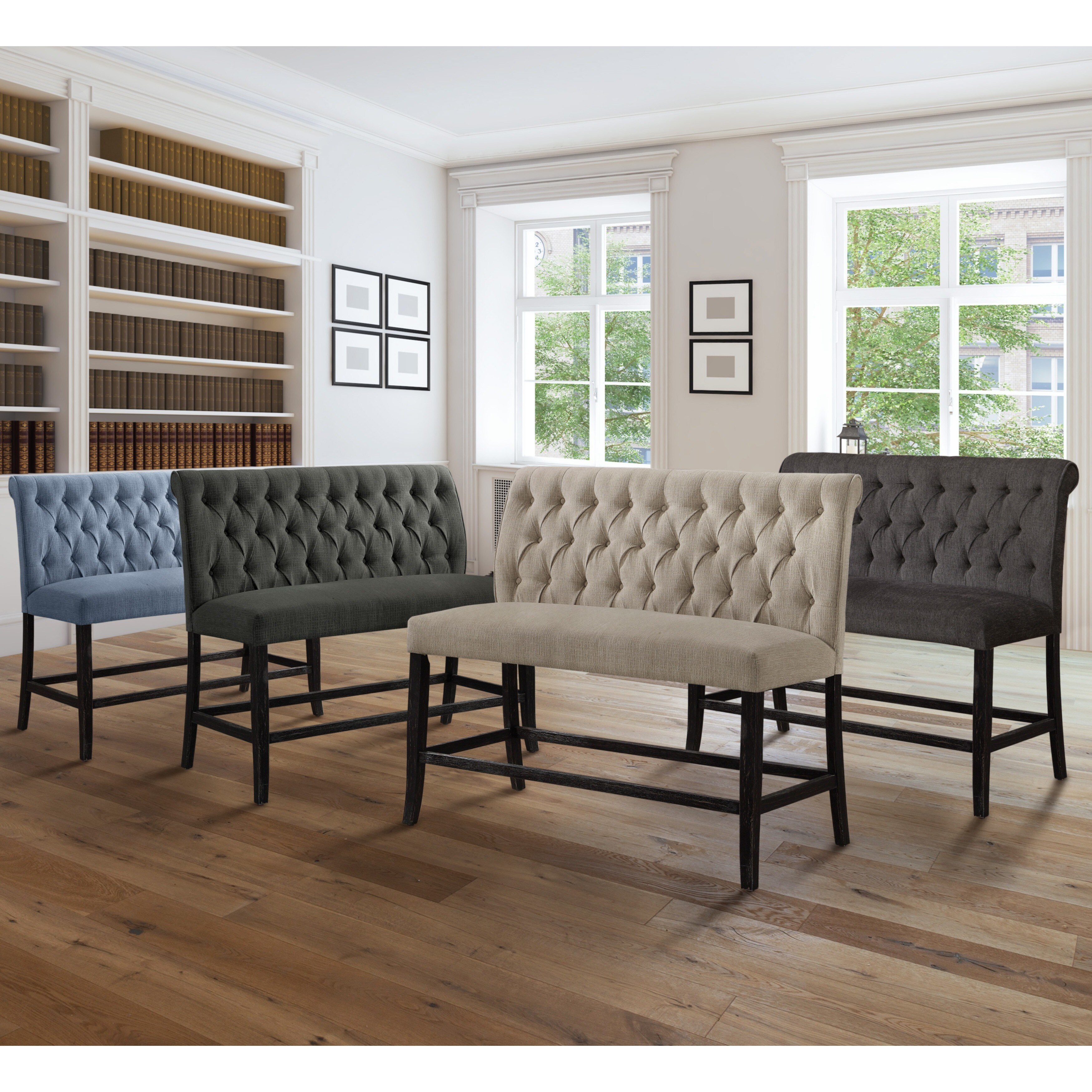 Shop Furniture Of America Sheila Contemporary Button Tufted
