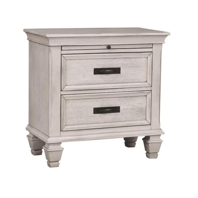 Madeline Antique White 5-piece Bedroom Set