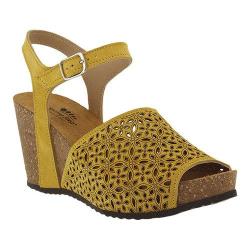 Women's Spring Step Lauralyn Quarter Strap Sandal Beige Suede - Free ... Women's Spring Step Lauralyn Quarter Strap Sandal Yellow Suede